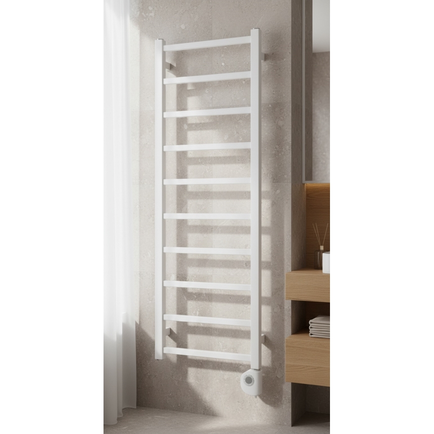 Vertaduro - Vannitoa radiaator termostaadiga ZOE 400W 114x40 cm valge