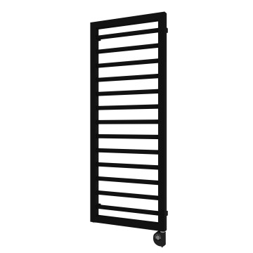 Vertaduro - Vannitoa radiaator termostaatiga ADEL 600W 128x50 cm must