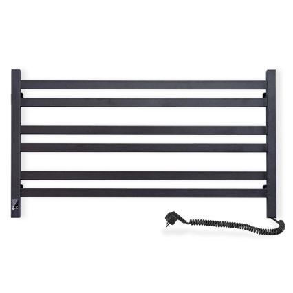 Vertaduro - Elektriline rätikuivati termostaadiga AVA 181W/230V 50x90 cm IP44 must parempoolne
