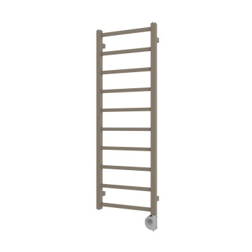 Vertaduro - ZOE vannitoaradiaator termostaadiga, 400 W, 114 x 40 cm, taupe