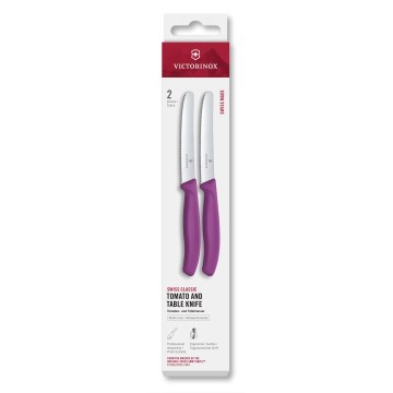 Victorinox - 2-osaline köögiviljanugade komplekt SWISS CLASSIC, 11 cm, lilla
