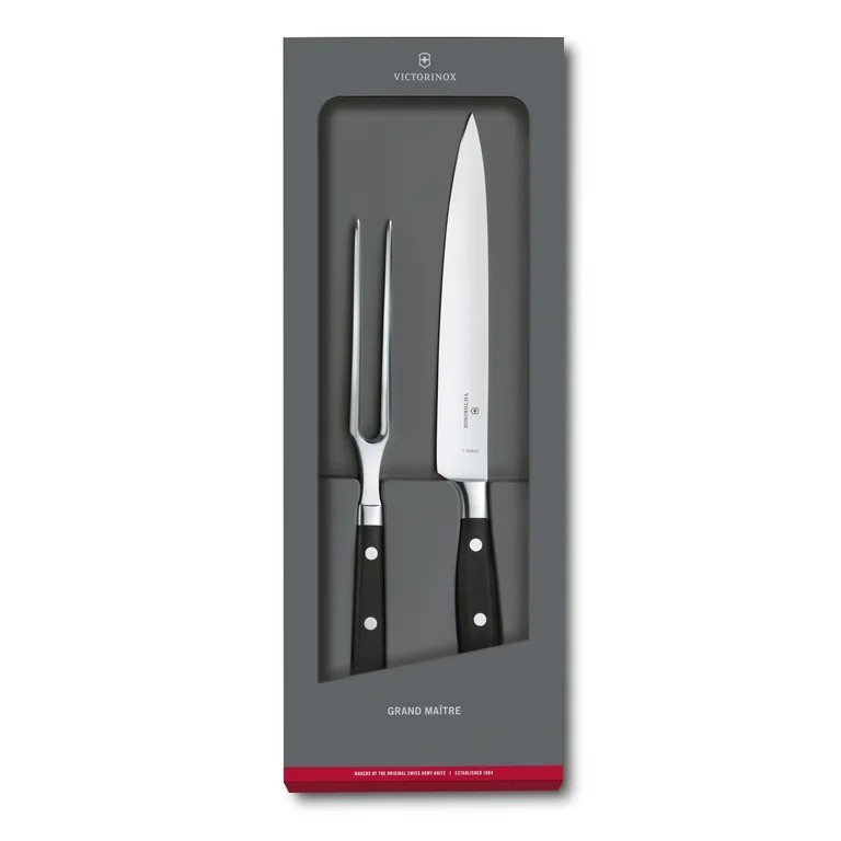 Victorinox - GRAND MAITRE 2-osaline viilutuskomplekt must