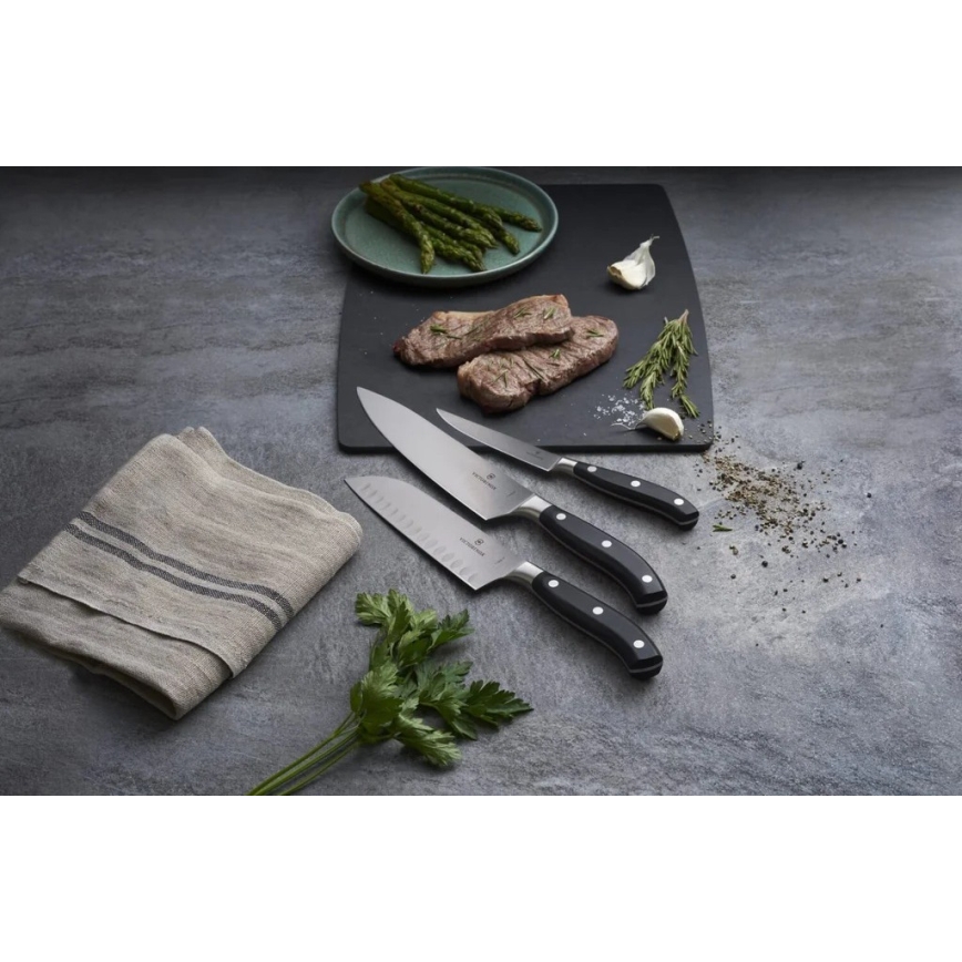 Victorinox - GRAND MAITRE santoku kööginuga 17 cm must