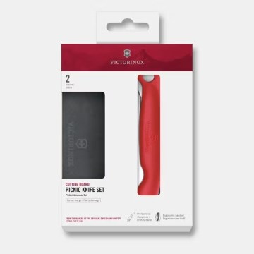 Victorinox - Kokkuklapitav nuga SWISS CLASSIC 11 cm punane + lõikelaud
