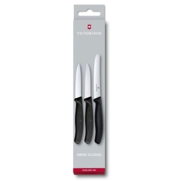 Victorinox - Köögiviljanugade komplekt 3 tk must