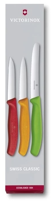Victorinox - Köögiviljanugade komplekt 3 tk värvide segu