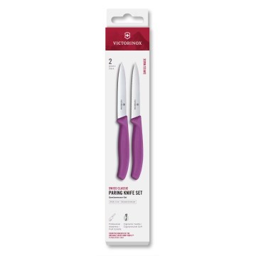 Victorinox - köögiviljanugade komplekt SWISS CLASSIC 10 cm, 2 tk, lilla