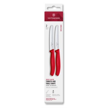 Victorinox - Köögiviljanugade komplekt SWISS CLASSIC, 11 cm, 2 tk, punane