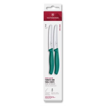 Victorinox -Köögiviljanugade komplekt SWISS CLASSIC 11 cm 2 tk türkiissinine
