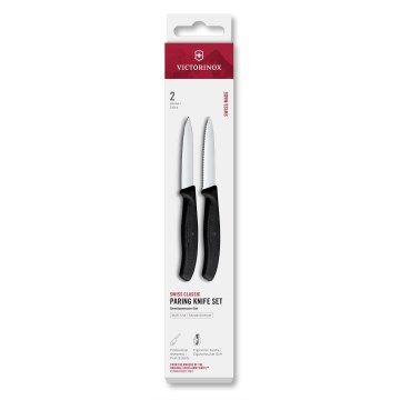 Victorinox - Köögiviljanugade komplekt SWISS CLASSIC 8 cm 2 tk must