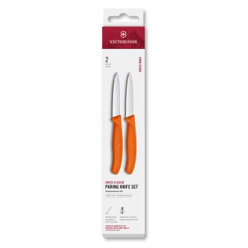 Victorinox - Köögiviljanugade komplekt SWISS CLASSIC 8 cm 2 tk oranž