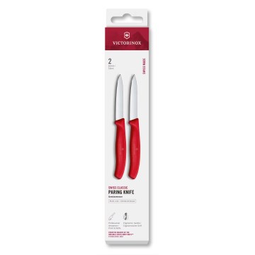 Victorinox - Köögiviljanugade komplekt SWISS CLASSIC 8 cm 2 tk punane