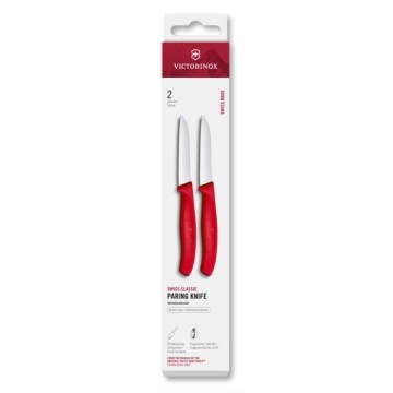 Victorinox - Köögiviljanugade komplekt SWISS CLASSIC 8 cm 2 tk punane
