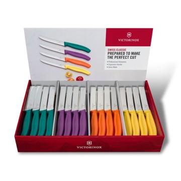Victorinox - Köögiviljanugade komplekt SWISS CLASSIC, 80 tk, erksavärviline