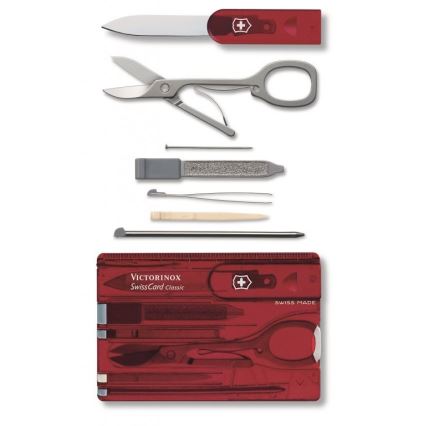 Victorinox - Multifunktsionaalne komplekt 10 funktsiooni, punane