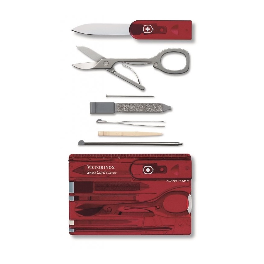Victorinox - Multifunktsionaalne komplekt 10 funktsiooni, punane