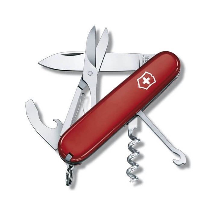 Victorinox - Multifunktsionaalne taskunuga COMPACT 9,1 cm/15 funktsiooni punane