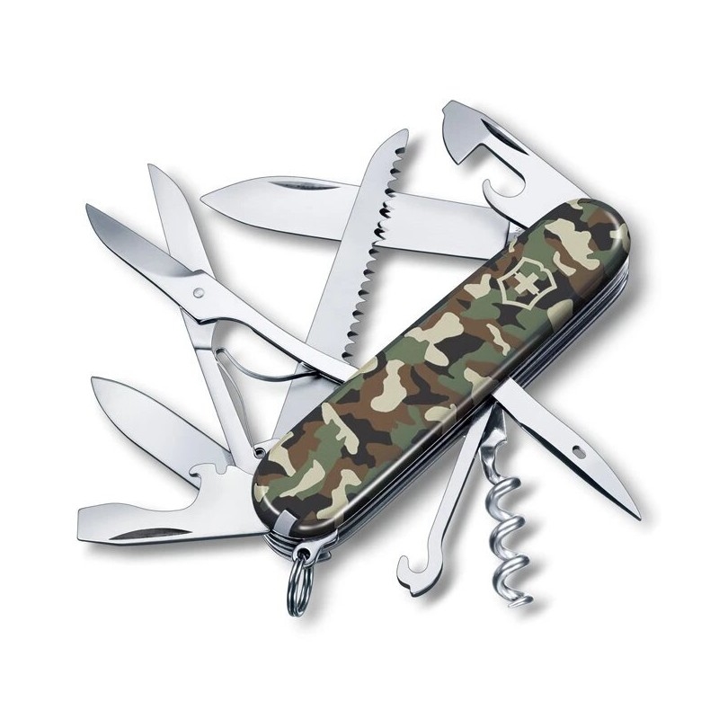 Victorinox - Multifunktsionaalne taskunuga HUNTSMAN 9,1 cm/15 funktsiooni kamuflaaž