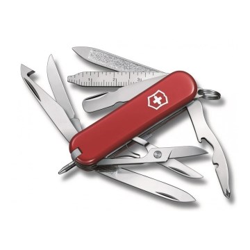 Victorinox - Multifunktsionaalne taskunuga MINICHAMP 5,8 cm/18 funktsiooni punane