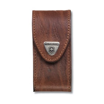 Victorinox - Nahast taskunoa tupp 9,1 cm pruun