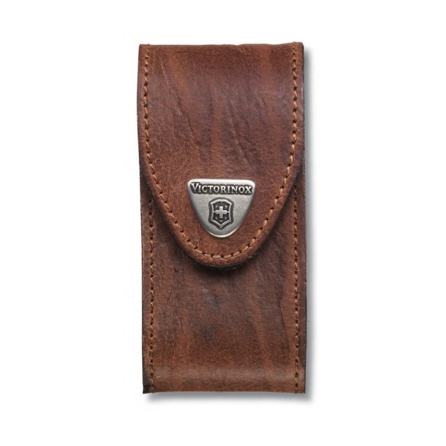 Victorinox - Nahast taskunoa tupp 9,1 cm pruun