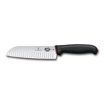 Victorinox - Santoku kööginuga DUAL GRIP 17 cm, must