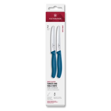 Victorinox - SWISS CLASSIC 11 cm köögiviljanugade komplekt, 2 tk, sinine