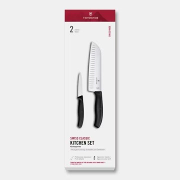Victorinox - SWISS CLASSIC 2-osaline kööginugade komplekt, must