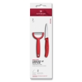 Victorinox - SWISS CLASSIC kööginugakomplekt koos koorijaga, punane