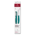 Victorinox - SWISS CLASSIC kööginugakomplekt koos koorijaga türkiissinine
