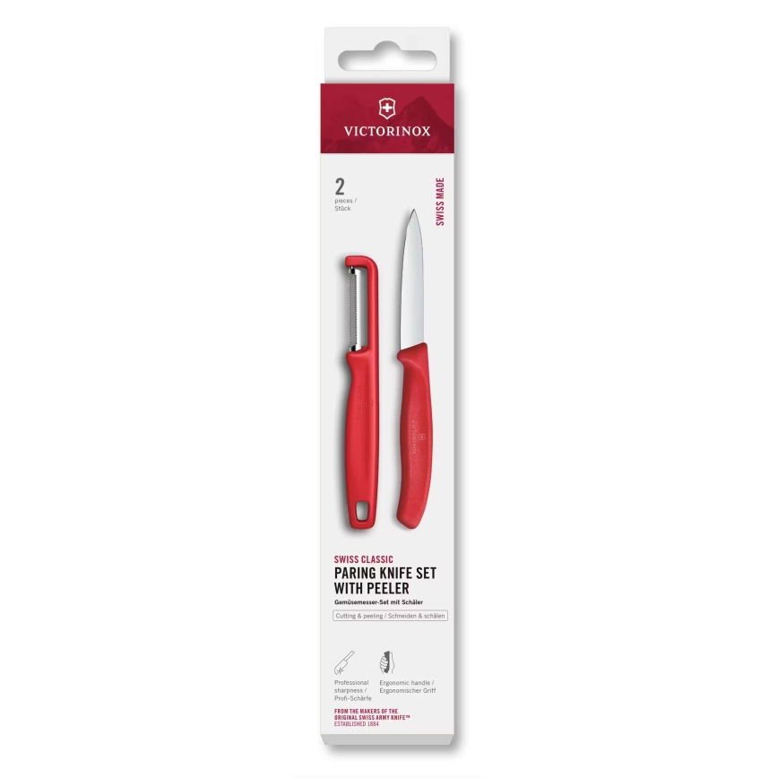 Victorinox - SWISS CLASSIC kööginugakomplekt koos koorijaga türkiissinine