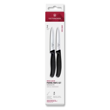 Victorinox - SWISS CLASSIC köögiviljanugade komplekt 10 cm 2 tk must