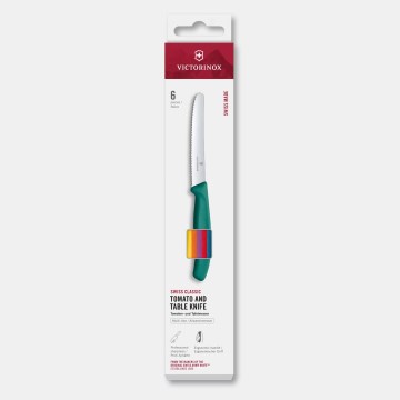 Victorinox - SWISS CLASSIC köögiviljanugade komplekt 11 cm, 6-osaline, mitmevärviline