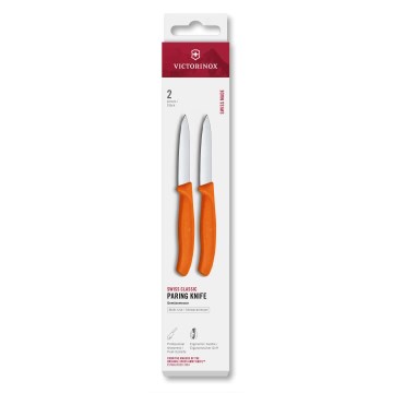 Victorinox - SWISS CLASSIC köögiviljanugade komplekt 8 cm 2 tk oranž