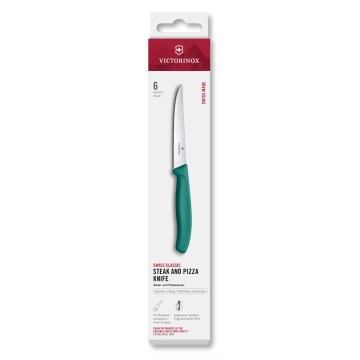 Victorinox - SWISS CLASSIC steakinugade komplekt, tera pikkus 11 cm, 6 tk, türkiissinine