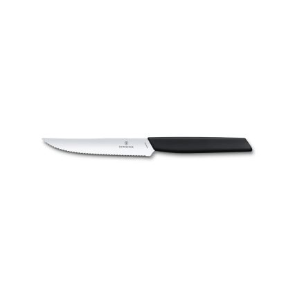 Victorinox - SWISS MODERN 12-osaline söögiriistakomplekt, must