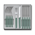 Victorinox - SWISS MODERN 12-osaline söögiriistakomplekt türkiissinine