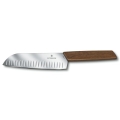 Victorinox - SWISS MODERN 17 cm santoku kööginuga, pähklipuidust käepide