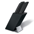 Victorinox - SWISS MODERN 7-osaline kööginugade komplekt plokiga pöök/must
