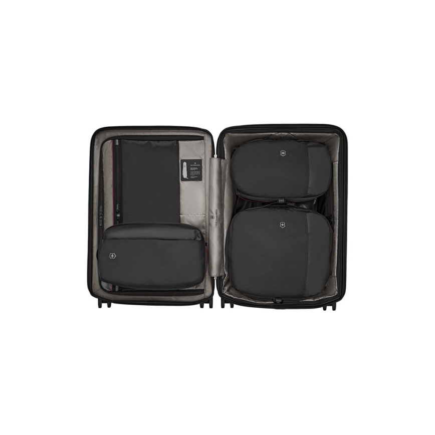 Victorinox - Travel Essentials 3-osaline reisikorraldajate komplekt, must