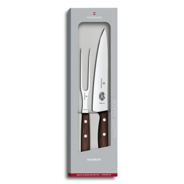 Victorinox - WOOD 2-osaline portsjonimiskomplekt, vaher