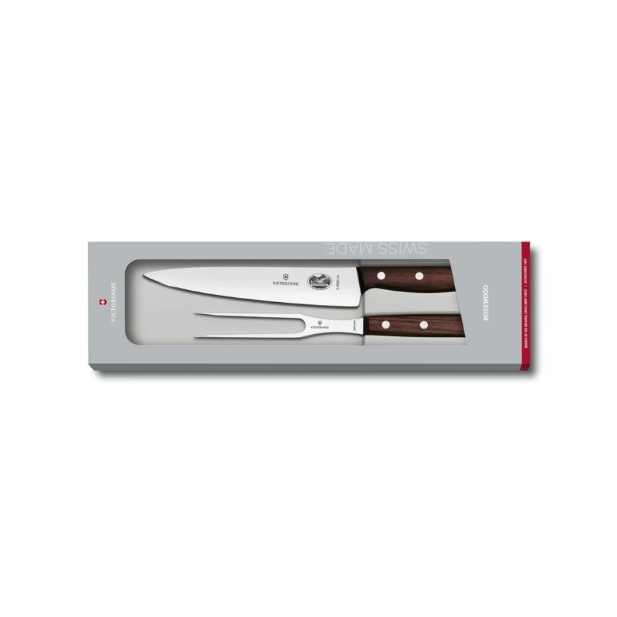 Victorinox - WOOD 2-osaline portsjonimiskomplekt, vaher