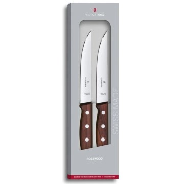 Victorinox - WOOD steikinugade komplekt, 14 cm, 2 tk, vaherpuidust