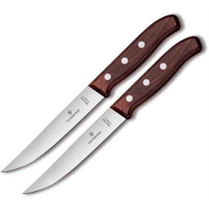 Victorinox - WOOD steikinugade komplekt, 14 cm, 2 tk, vaherpuidust