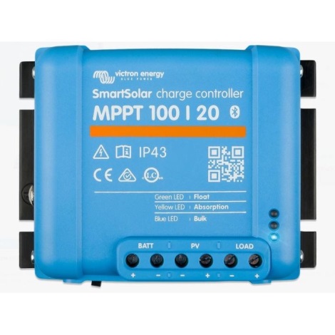 Victron Energy - Nutikas päikeseenergia laadimisregulaator MPPT 100/20