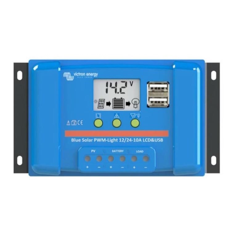 Victron Energy - Päikeseenergia laadimisregulaator PWM 12/24V/5A