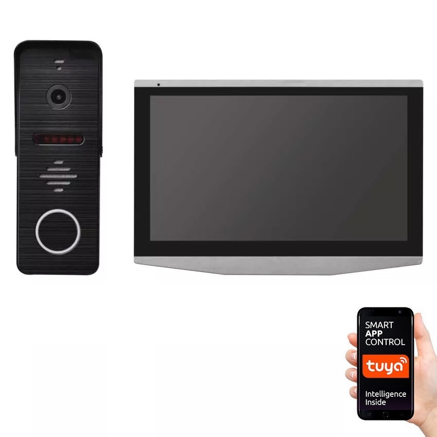 Videoga uksekell liikumisanduriga GoSmart 12V IP65 Wi-Fi Tuya