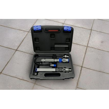 Viking - hämardatav laetav 3-ühes LED-taskulamp, 5V, IPX4, 380 lm, 2200 mAh