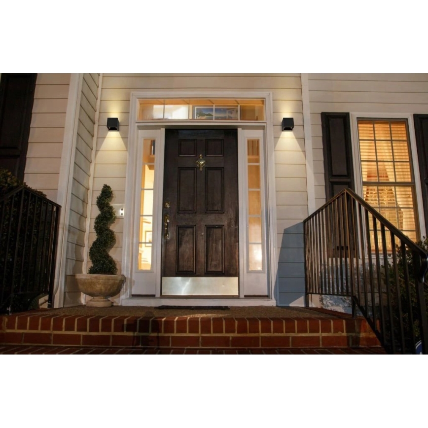 Viking - hämardatav päikesepaneeliga seinavalgusti LED/1W/3,7V IP54 4000K 2000 mAh