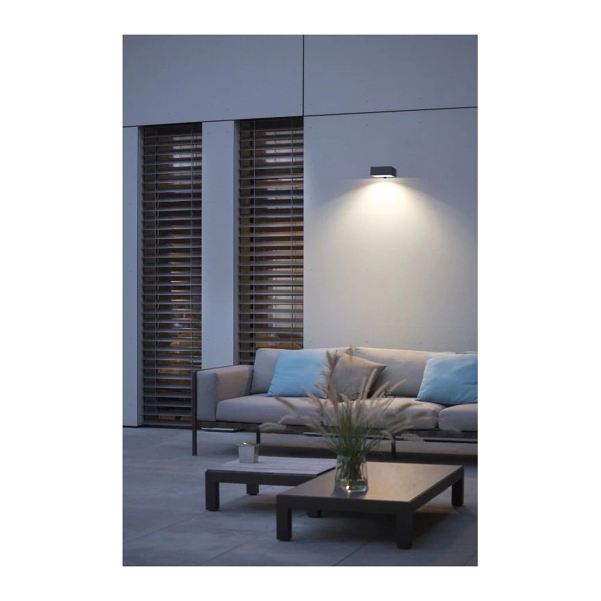 Viking - Hämardatav LED-päikesepaneeliga seinavalgusti anduriga LED/2W/3,7V IP65 4000K 2000 mAh